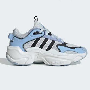 Adidas Chunky Runner Tennis Shoe Blue White Black